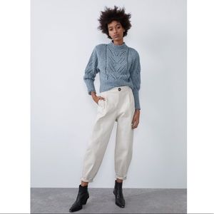 **BNWT** ZARA Slouchy Pleated Pants